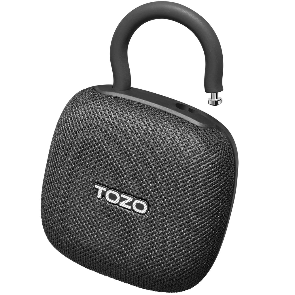 Portable Bluetooth Shower Speaker with Carabiner, IPX8 Waterproof & 32-Hour Battery