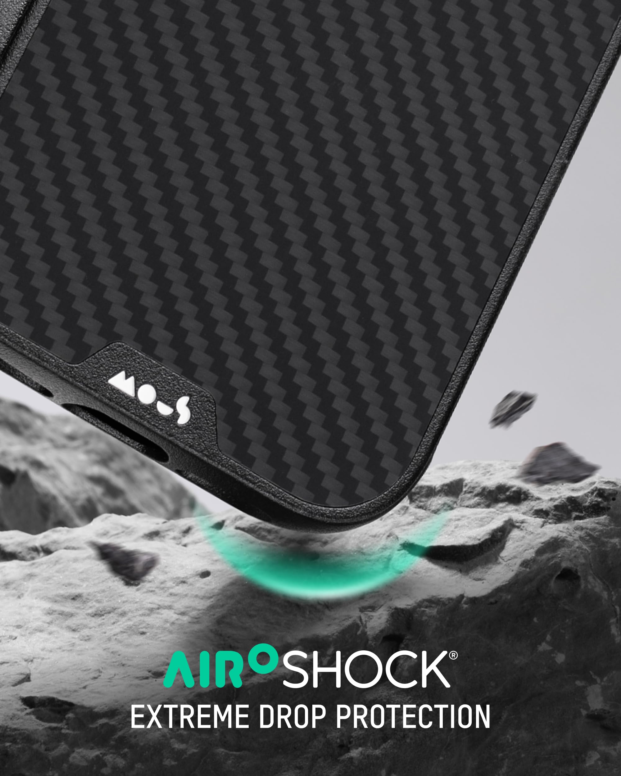 Carbon Fibre Shockproof Case & Privacy Screen Protector for iPhone Air