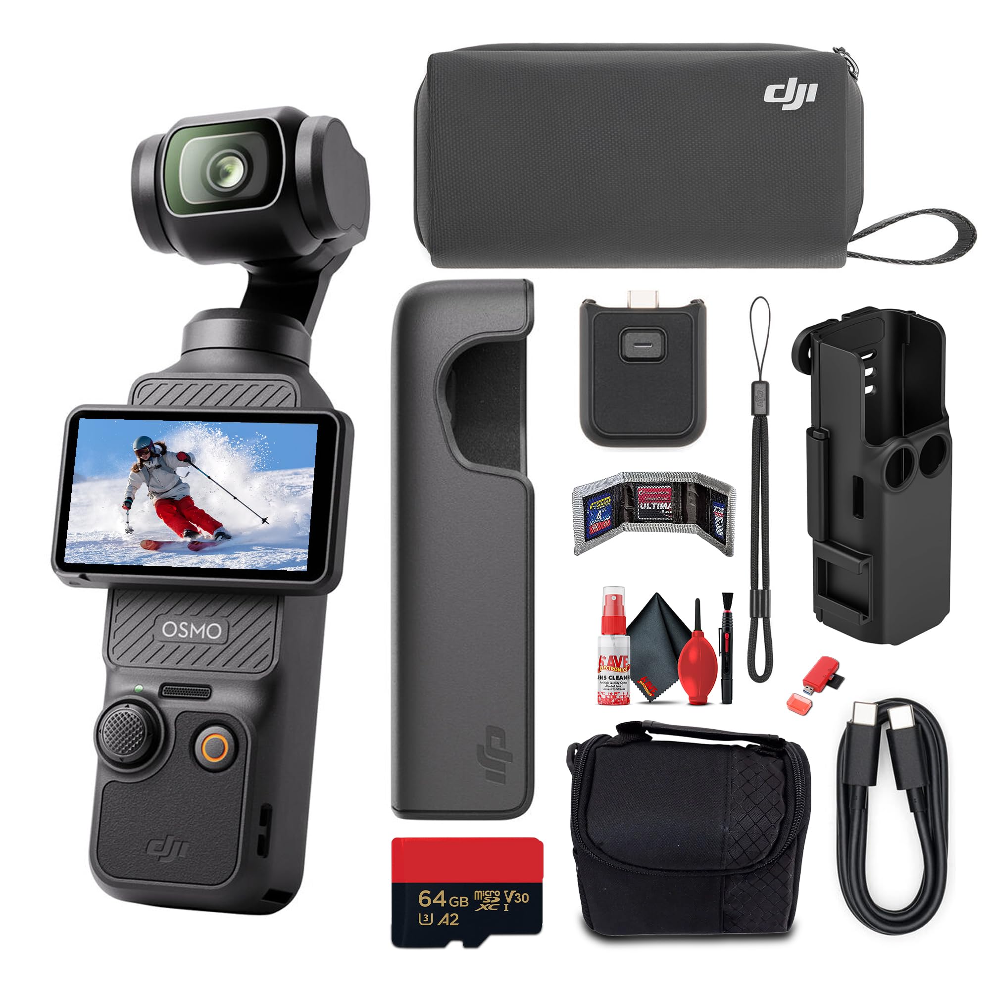 DJI Pocket 3 Action Camera Bundle
