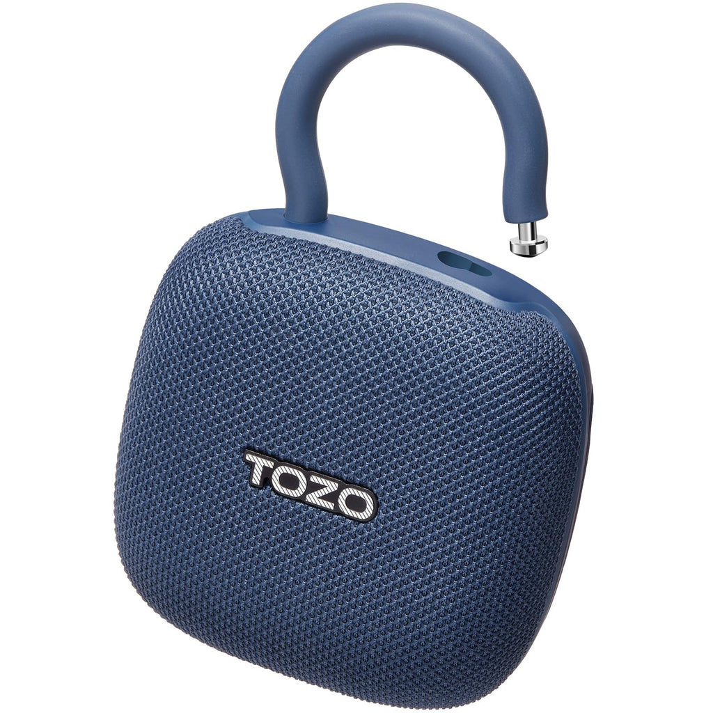 Portable Bluetooth Shower Speaker with Carabiner, IPX8 Waterproof & 32-Hour Battery